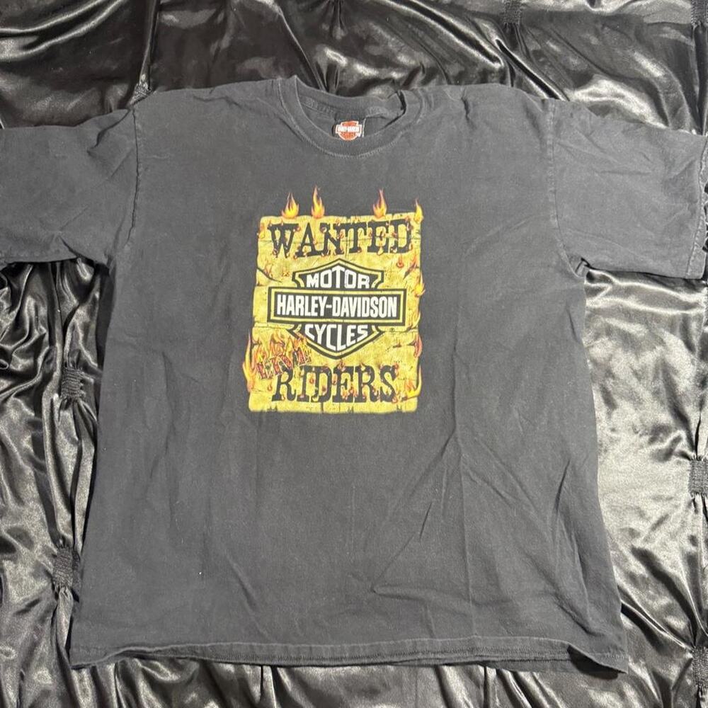 Harley davidson black t shirt with